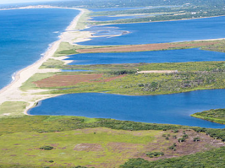View of Main Building Site and West Down the Coast