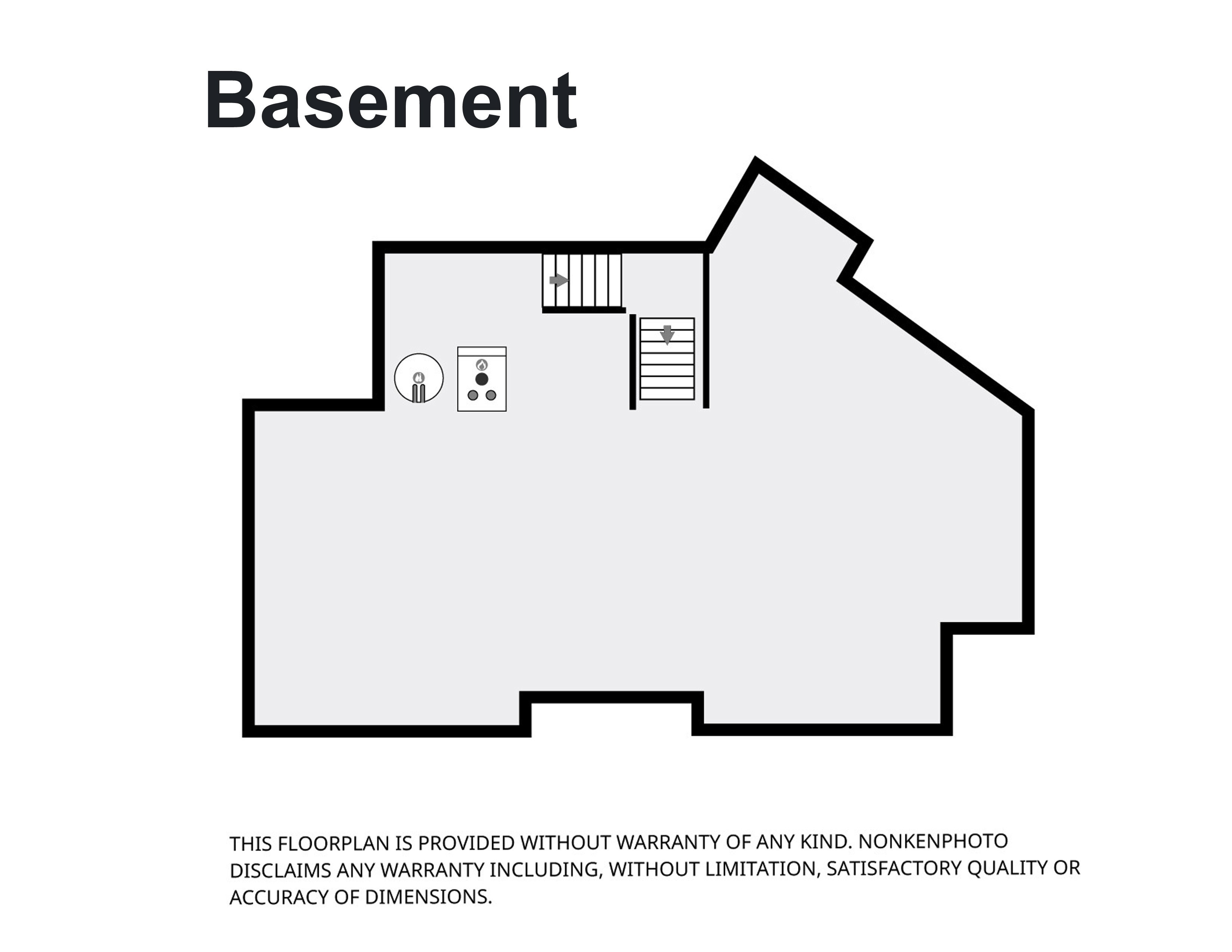 Floorplan Basement Main House Real Estate Sydney NSW Kincade