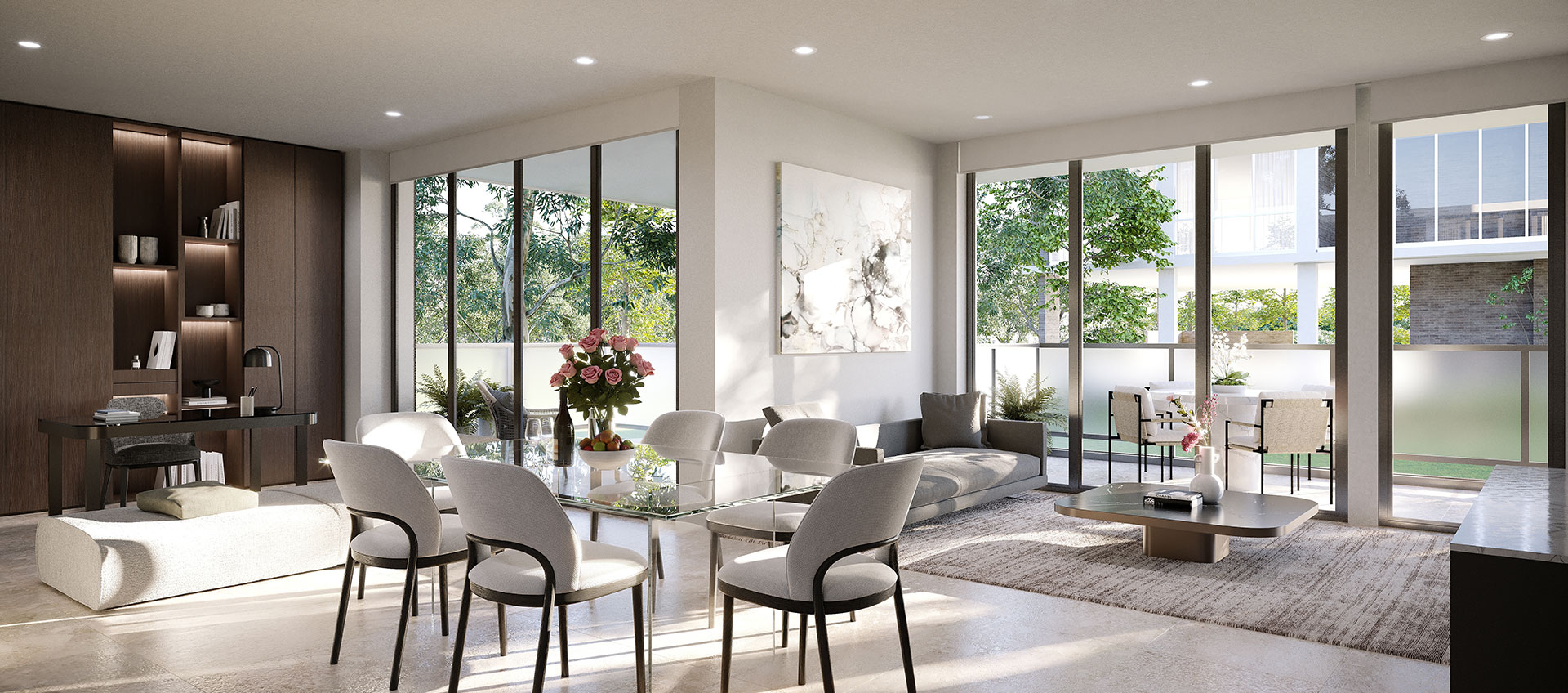 One Rose Roseville – Living Area