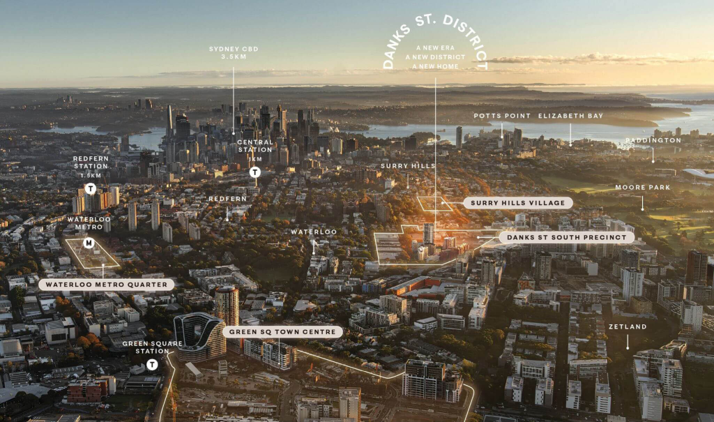 Danks Street District – Waterloo – Inner South Sydney