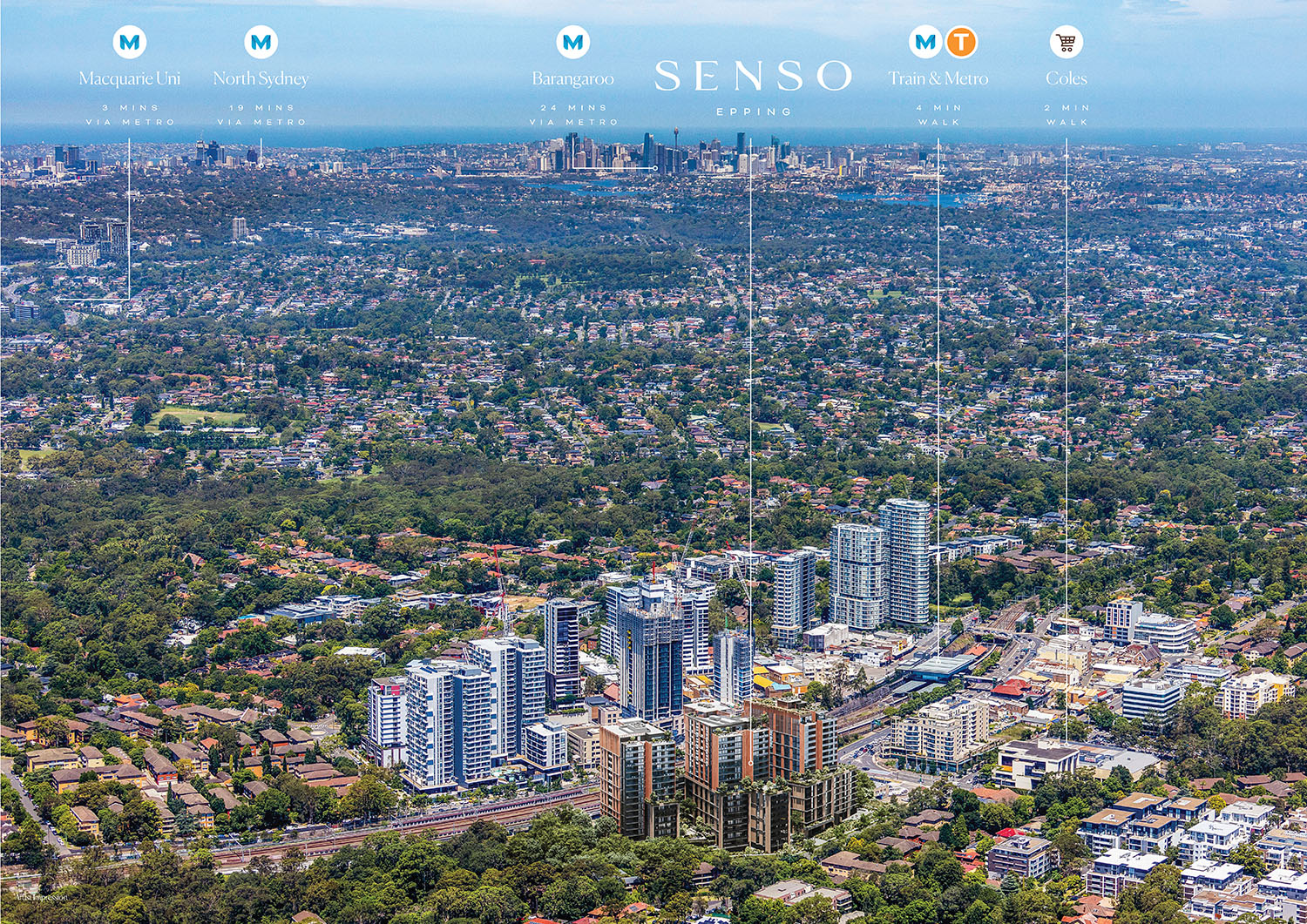 SENSO EPPING – SYDNEY – NSW – AUSTRALIA real estate property Sydney NSW Australia